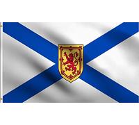 Nouvelle-Écosse, Nouvelle-Écosse, Armoiries Du Roi Écossais Charles Ier, 1625, Province Canadienne Garden Flag Décoratif Drapeau De Jardin Couleurs Vives Bannière Pour Cour Porche Fête 3X5Ft