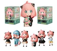 Nouvelle Édition 1:1 Spy X Family Anya Series - Boîte Mystère de Figurines Mignonnes - Modèle Surprise pour Filles - Cadeaux d'Anniversaire random 2 pcs