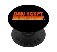 Nouvelle-Égypte, New Jersey style rétro années 80 PopSockets PopGrip Adhésif