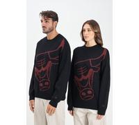 Nouvelle Ère Tricot Et Cardigan Unisexe Noir Pull Col Rond