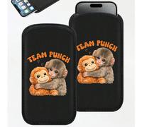 Nouvelle étui de protection pour téléphone avec motif singe amusant, sac de rangement pour téléphone portable extérieur noir, pochette pour téléphone à brancher, fabriqué en néoprène caoutchouc absorb