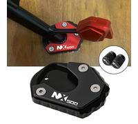 Nouvelle extension de béquille latérale et capuchon de valve de pneu pour moto Honda NX500 NX 500 N X500 2024 1 Combo Gold