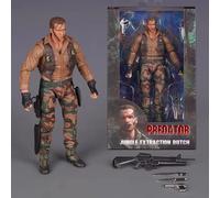 Nouvelle figurine d'action Neca Predator Jungle Extraction Dutch, figurine Schwarzenegger, statue, modèle, décoration de bureau, jouet, cadeau C