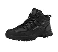 Nouvelle frontière commerce extérieur grande taille voyage sports alpinisme Shaku couleur noir bottes de sport baskets bottes d'hiver pour homme, Noir , 42 EU