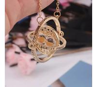 Nouvelle horloge de temps Harry Potter Snitch d'or, sablier rotatif à 360°, accessoires de cosplay, convertisseur de temps astronomique, pour les fans de l'école de magie Hat silvery