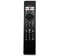 Nouvelle HR45B-GJ01 Télécommande Remplacer pour Philips 4K Ultra HD LED TV 50PUS8106/12 55PUS8106/12 43PUS7406/12 43PUS7906/12 50PUS7906/12 43PUS7956/12 50PUS7956/12 - Aucun Réglage Requis