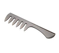 Nouvelle huile Coiffure portable peigne ronde dents de dents moustaches de cheveux adaptés aux cheveux et à la barbe Idéal pour un usage quotidien noir (Noir)