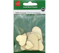 Nouvelle Image Group Assorties Bois Coeurs Formes (Lot de 12)