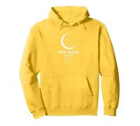 Nouvelle Lune énergie céleste Mystique Nuit étoilée Sweat à Capuche, Unisexe pour Adultes, Citron, M