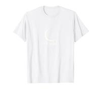 Nouvelle Lune énergie céleste Mystique Nuit étoilée T-Shirt, Homme, Blanc, XL