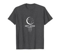 Nouvelle Lune énergie céleste Mystique Nuit étoilée T-Shirt, Homme, Chiné Foncé, S