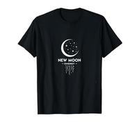 Nouvelle Lune énergie céleste Mystique Nuit étoilée T-Shirt, Homme, Noir, XXL