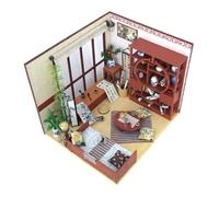 Nouvelle Maison De Poupée Miniature Avec Meubles, Kit De Bricolage En Bois Plus Anti-Poussière, Kit De Construction De Petite Maison 1:24, Style Chinois