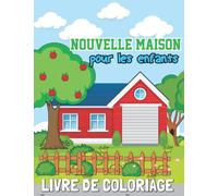 nouvelle maison livre de coloriage pour les enfants: plus de 45 dessins d'architecture et de maisons | Motifs de bâtiments créatifs | Meilleur cadeau ... maison avec de grandes et amusantes pages.