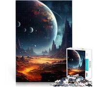 Nouvelle Maison sur Une planète Perdue Puzzle 1000 pièces pour Adolescents Impossible Cadeau d'anniversaire, Cadeaux, décoration Murale 38x26cm