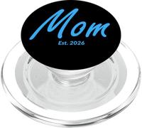 Nouvelle Maman d'un bébé garçon créée en 2026 (orthographe américaine) PopSockets PopGrip pour MagSafe