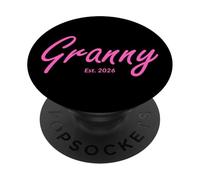 Nouvelle Mamie d'une Petite Fille créée en 2026 PopSockets PopGrip Adhésif