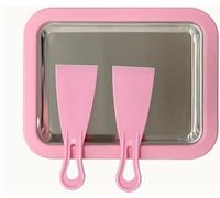 Nouvelle mini-machine à glace maison for enfants en 2025, mini-sorbetière roulée for la maison, machine à glace roulée, facile à nettoyer et à utiliser(Pink)