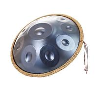 Nouvelle mise à niveau avancée Handpan Drum, Handpan en acier, 10 notes Handpans Drum Instrument avec sac, 432 Hz Sound Handpans Drums for la guérison sonore, la méditation personnelle(Blue)