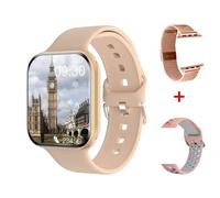 Nouvelle montre 10 montre intelligente hommes température corporelle BT appel NFC toujours sur affichage GPS Sport montres femmes Smartwatch pour Apple Android Gold add C2