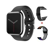 Nouvelle montre 10 montre intelligente hommes température corporelle BT appel NFC toujours sur affichage GPS Sport montres femmes Smartwatch pour Apple Android Black add C2