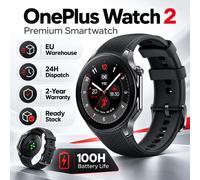 OnePlus Montre connectée Watch 2 47 mm – Bluetooth – Black Steel