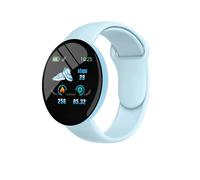 Nouvelle Montre Intelligente D18¿Fitness Tracker Numérique Rond Avec Moniteur De Fréquence Cardiaque Pour Hommes Et Femmes (Bande Incluse,Pk B41).Bleu.With Original Box