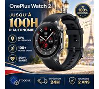 OnePlus Montre connectée Watch 2 47 mm – Bluetooth – Black Steel