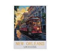 Nouvelle-Orléans en Louisiane,Puzzles pour Adultes 1000 Pièces Puzzles pour Adultes pour Enfants Papier Puzzle Adolescents Jeux Éducatifs Anti-Stress Jouet Cadeau(50x70cm)-BH69