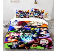 Nouvelle Parure De Lit Anime My Hero Academy, Housse De Couette 3d, Personnages D'anime, Pour Lit Queen Size Et King Size, Pour Enfants Et Garcon S