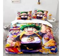 Nouvelle Parure De Lit Anime My Hero Academy, Housse De Couette 3d, Personnages D'anime, Pour Lit Queen Size Et King Size, Pour Enfants Et Garcon S