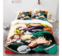 Nouvelle Parure De Lit Anime My Hero Academy, Housse De Couette 3d, Personnages D'anime, Pour Lit Queen Size Et King Size, Pour Enfants Et Garcon S