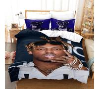 Nouvelle Parure De Lit Juice Wrld Pour Lit Simple, Double, Queen, King Size, Étoiles, Housse De Couette Juice Wrld Pour Decoration Intérieure, Ensemble De Housse De Couette