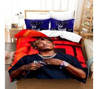 Nouvelle Parure De Lit Juice Wrld Pour Lit Simple, Double, Queen, King Size, Étoiles, Housse De Couette Juice Wrld Pour Decoration Intérieure, Ensemble De Housse De Couette