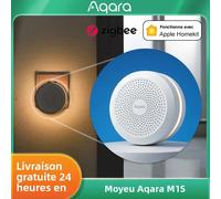 Nouvelle passerelle intelligente Aqara Smart Hub M1S sans fil Zigbee 3.0 Wifi, lumière LED RGB, pont intelligent pour maison connectée Xiaomi Mijia Homekit APP US plug