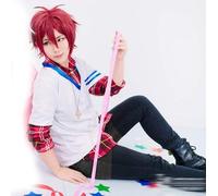 Nouvelle perruque de Cosplay IDOLiSH7 Anime Iori Izumi Riku Nanase Tamaki Yotsuba Yamato Nikaidou Tsumugi dix Kujou cheveux synthétiques + casquette de perruque Riku Nanase