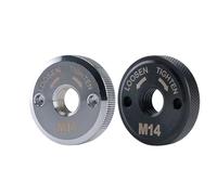 Nouvelle plaque de pression auto-serrante noire à filetage M14 pour meuleuse d'angle, écrou à bride à dégagement rapide, outils de serrage, pièces 1PC M14-New-BLACK
