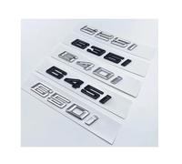 Nouvelle Police, Chiffres, Lettres, emblème ABS supérieur for Coffre de Voiture de la série 6, Autocollant Noir chromé, 630i, 635i, 640i, 645i, 650i(Glossy Black,630i)