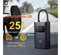 Nouvelle pompe à air Mijia 2D, augmentation de vitesse de 25 %, compresseur d'air électrique portable, trésor 150 PSI, type-C, LED, multi-outils, gonfleur -CN