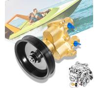 Nouvelle pompe à eau à turbine pour Mercury Mercruiser 4.3, 5.0, 5.7, 6.2. Remplace 8M0137216, 46-862914T10, 46-8M0118067, 46-862914T3, 46-8M0122655 Sterndrive avec turbine entraînée par courroie.
