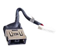 Nouvelle prise d'alimentation secteur avec connecteur de charge et câble de câblage, compatible avec la série Lenovo THINKPAD W540 20BG W540-20BG.