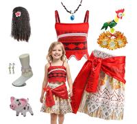 Nouvelle robe de princesse Moana 2 pour filles, costume de cosplay Vaiana, fête de carnaval, aventure en mer, vêtements de fantaisie pour enfants Moana 08