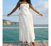 Nouvelle robe de style bohème et nomade pour le début du printemps, le printemps et l'été, la Saint-Valentin, Pâques. Style décontracté et simple de base, pour une fête sur un bateau, un anniversaire,