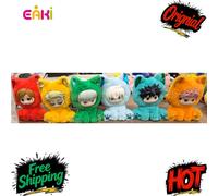 Nouvelle série Eaki Genuine Jujutsu Kaisen Sitting Cat Party Blind Box Plush Vinyl Action Figures Gojo Satoru Itadori Surprise Toy 1pc