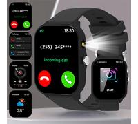 Nouvelle Smartwatch 2026, écran tactile HD de 1,83 pouce, prend en charge les appels et les notifications de messages, plusieurs modes sportifs, lecture de musique Blue