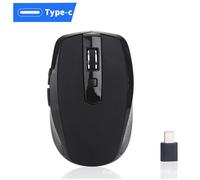 Nouvelle Souris USB-C Sans Fil Silencieuse Jeu Bureau Portable Créativenoir