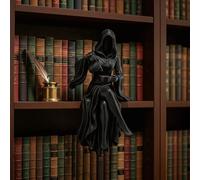 Nouvelle statue en résine de la Déesse de la Récolte, sculpture gothique assise avec faucille, décoration esthétique sombre pour la maison, le bureau et la bibliothèque A2