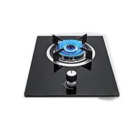 Nouvelle Table de Cuisson à gaz pour cuisinière Unique, pour Plaque de Cuisson Portable en Fonte, Facile à Nettoyer, Compatible avec Tous Les ustensiles de Cuisine [Classe énergéti