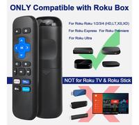 Nouvelle Télécommande Pour Décodeur Tv Roku Stb 1/2/3/4 Express Premiere Ultra,Contrôleur Avec Boutons De Raccourci,Utilisation Directe..