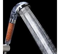 Nouvelle tête de douche en plastique en acier inoxydable haute pression augmentant l'économie d'eau saine boules de filtre Boules de salle de bain, A, Chine
